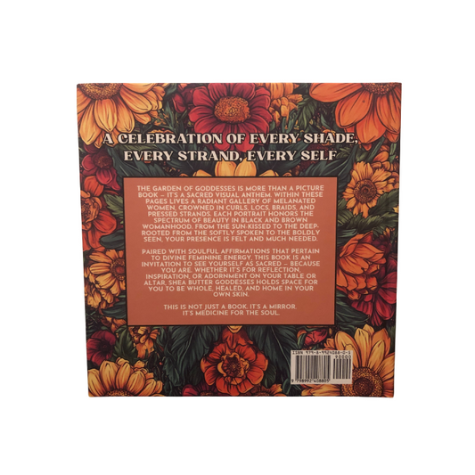 Floral design book cover with text and barcode on a white background