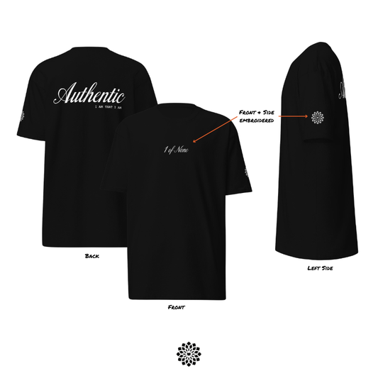 1 of None - (Embroidered) Premium Heavyweight Tee