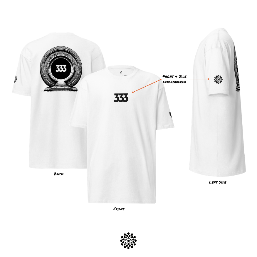333 - (Embroidered) Premium Heavyweight Tee