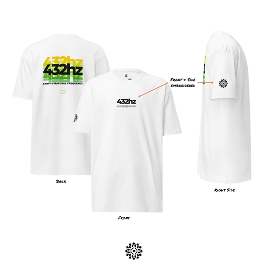 Nature's Frequency - (Embroidered) Premium Heavyweight Tee