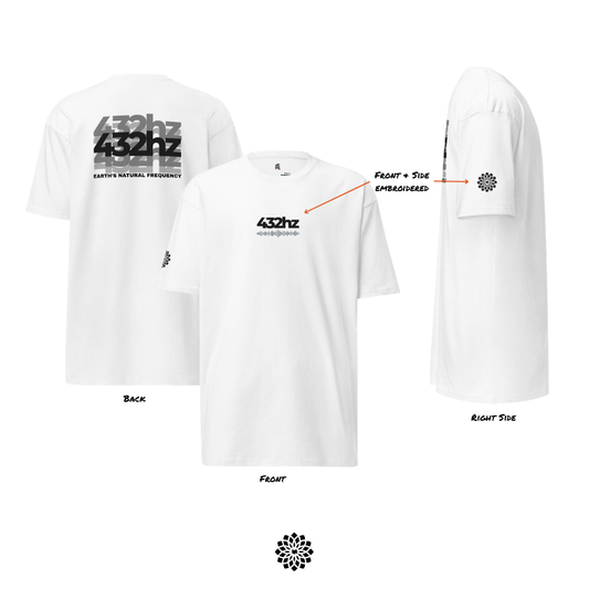 Nature's Frequency - (Embroidered) Premium Heavyweight Tee