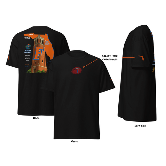 Campus Classic - Black (Embroidered) Unisex Classic Tee