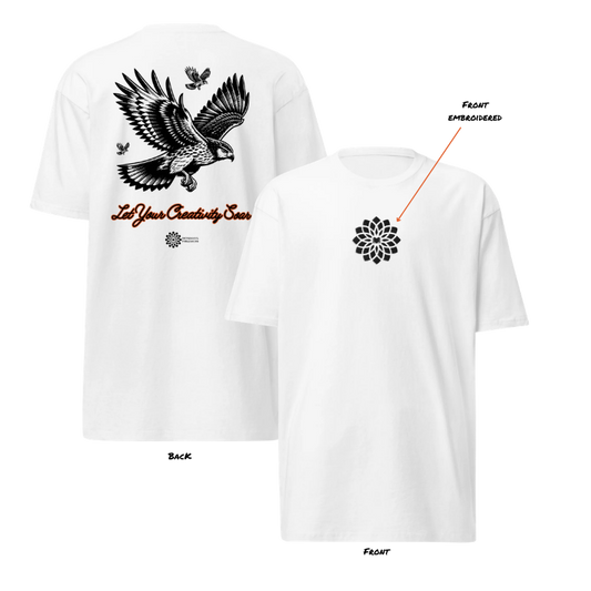 Let Your Creativity Soar - (Embroidered) Men’s Premium Heavyweight Tee