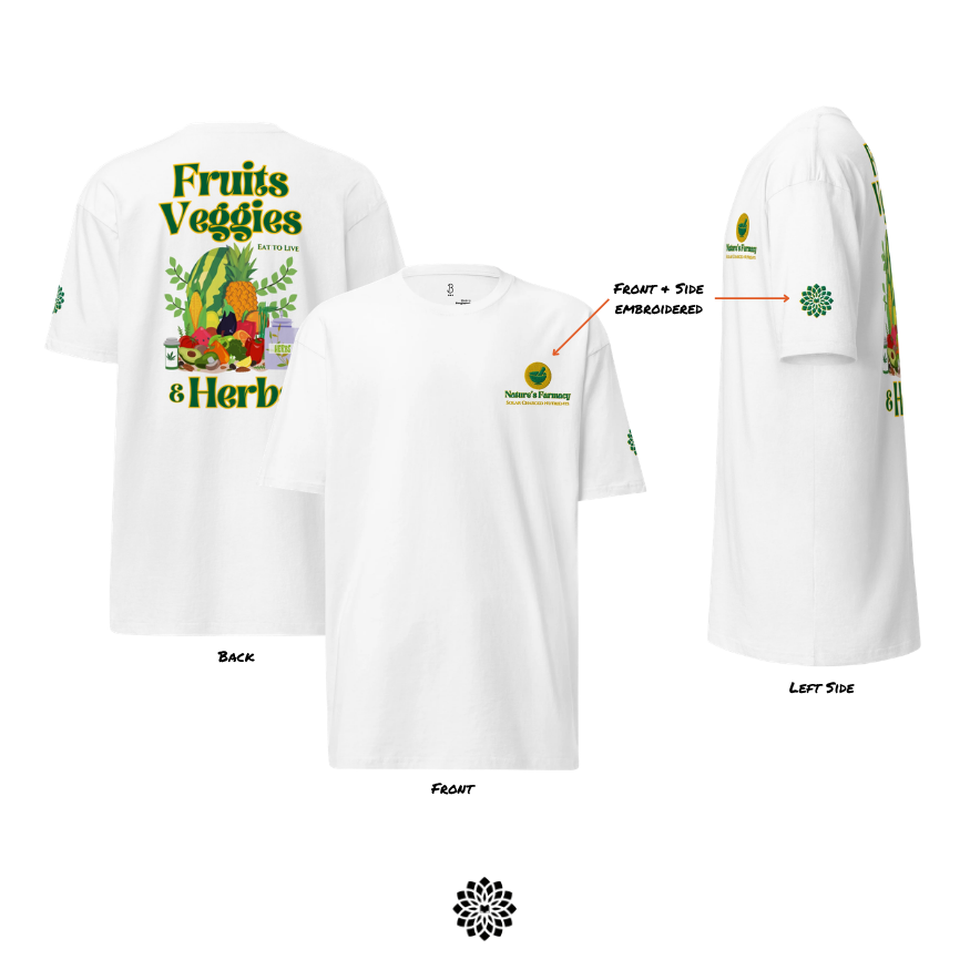 Nature's Farmacy - (Embroidered) Premium Heavyweight Tee