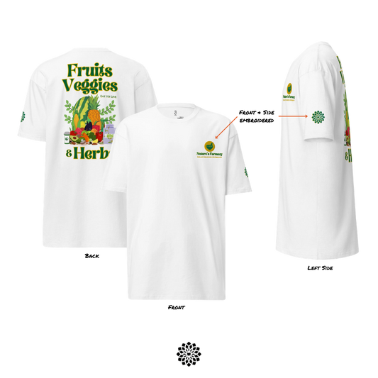 Nature's Farmacy - (Embroidered) Premium Heavyweight Tee