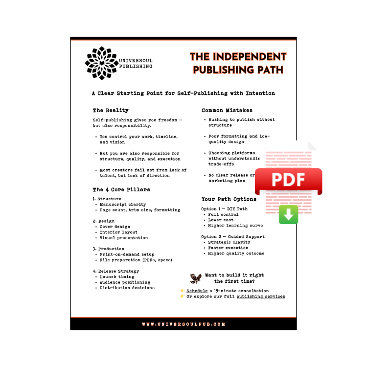 The Independent Publishing Path [FREE] PDF Guide