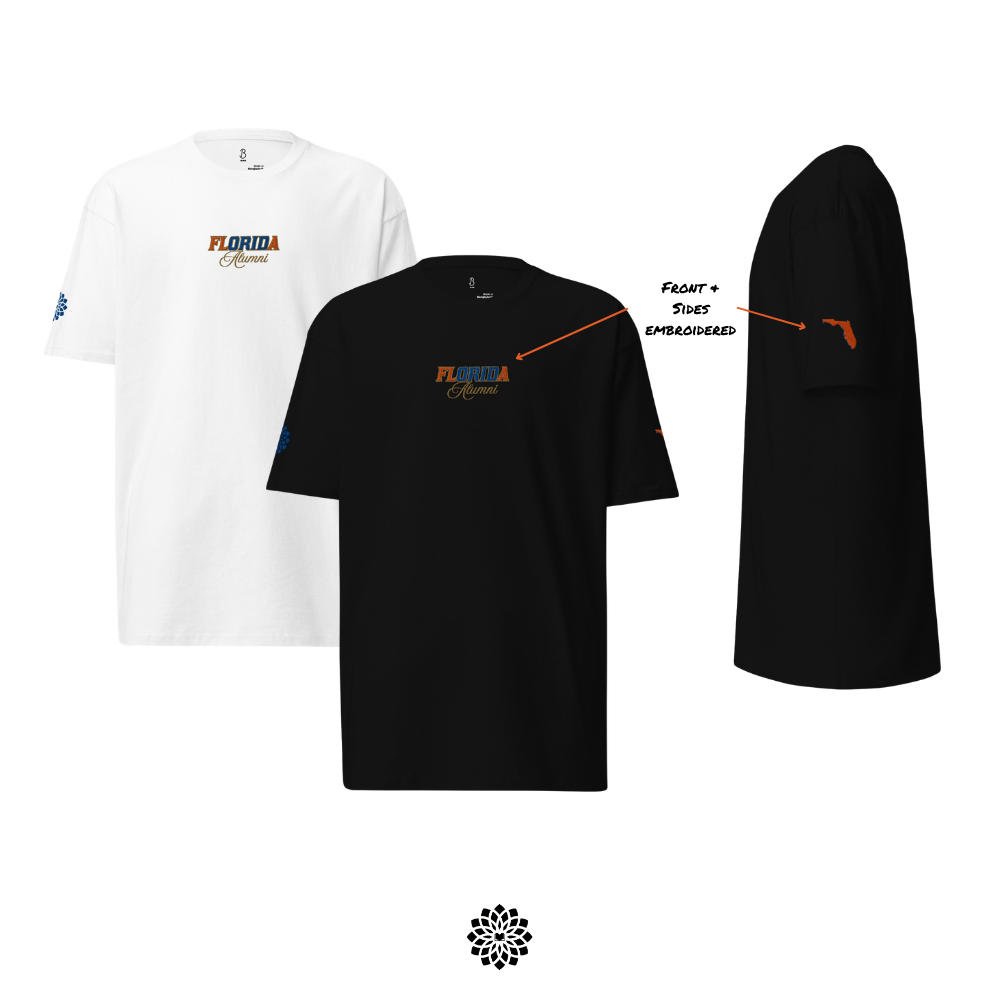 Gators Alum - (Embroidered) Premium Heavyweight Tee