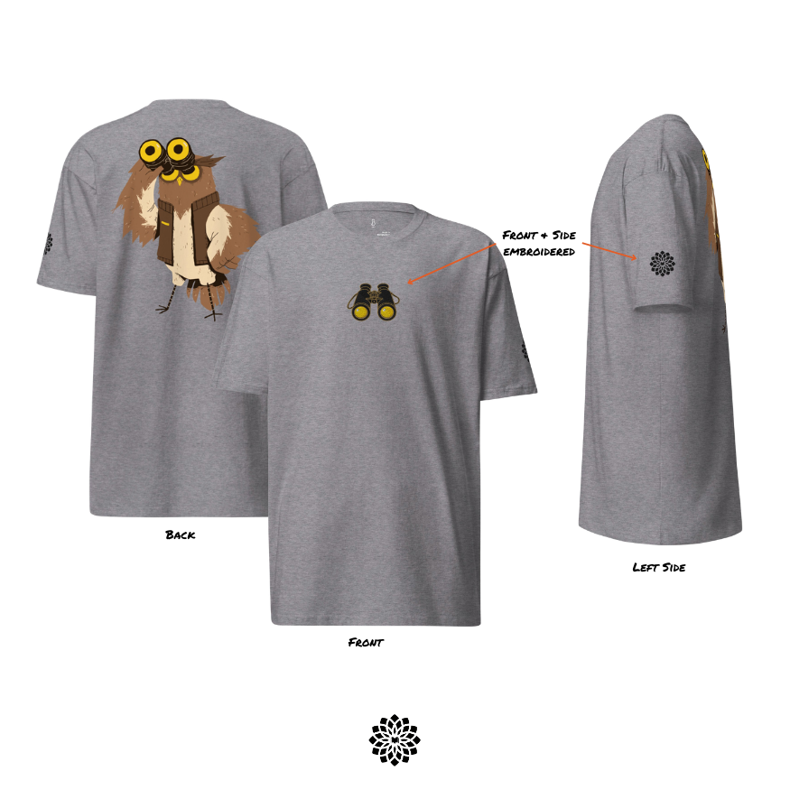 The Observer - (Embroidered) Premium Heavyweight Tee