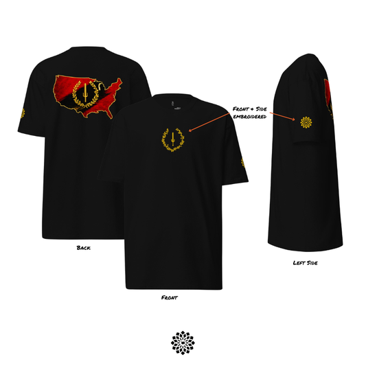 Bloodline Heritage - (Embroidered) Premium Heavyweight Tee