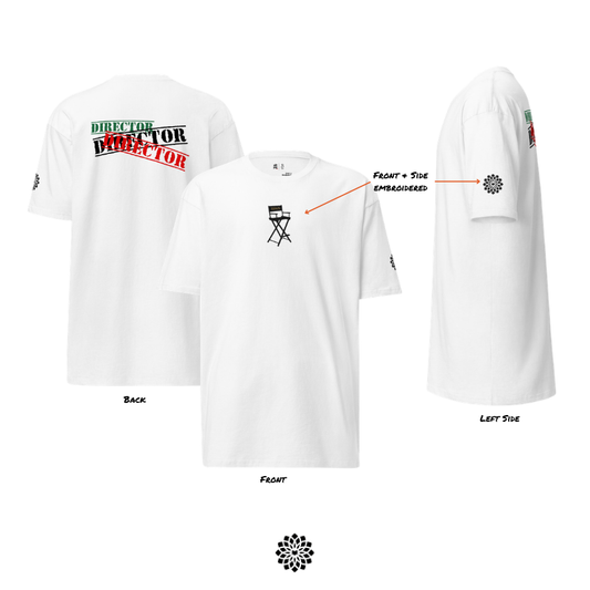 The Director's Seat - (Embroidered) Premium Heavyweight Tee