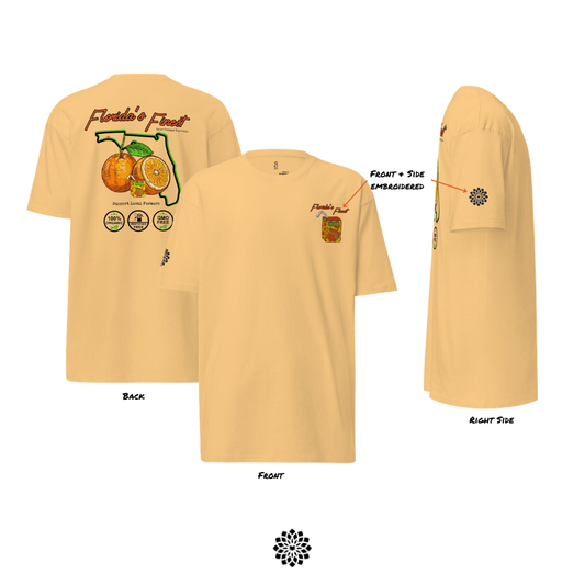 Florida's Finest - (Embroidered) Premium Heavyweight Tee