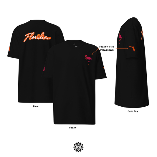 The Floridian - (Embroidered) Premium Heavyweight Tee