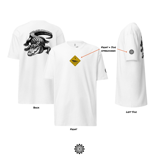 Nothing Moves Without Purpose - (Embroidered) Premium Heavyweight Tee