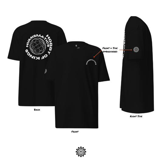 Global Numismatics - (Embroidered) Men’s Premium Heavyweight Tee