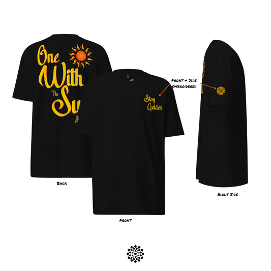 Stay Golden - (Embroidered) Premium Heavyweight Tee