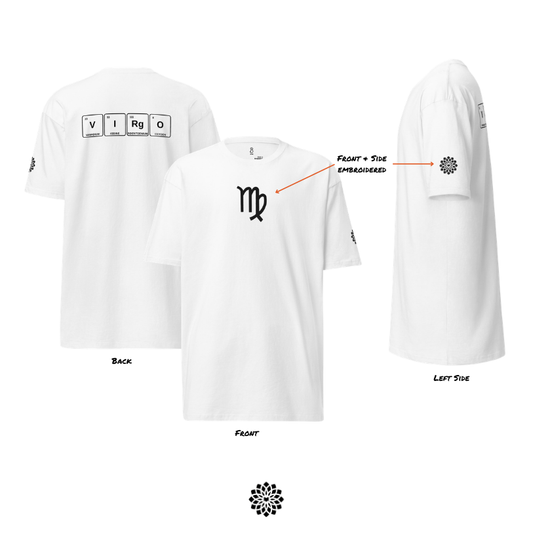 The Virgo Code - (Embroidered) Premium Heavyweight Tee