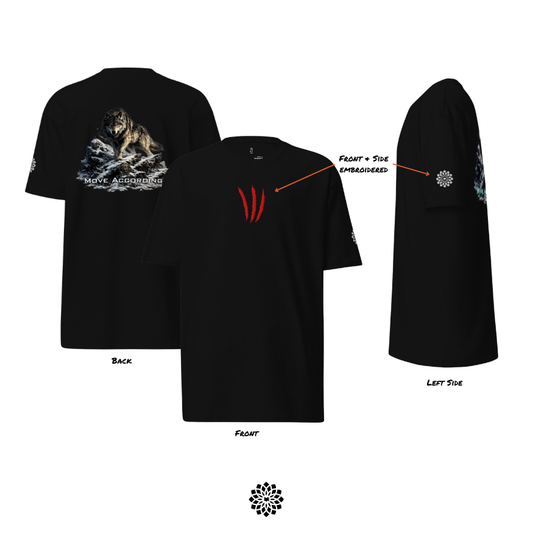 Move Accordingly - (Embroidered) Premium Heavyweight Tee